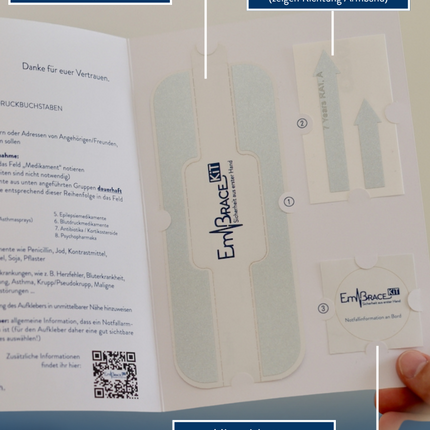 Notfallarmband für Babys