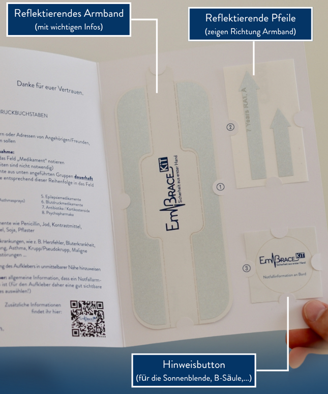 Notfallarmband für Babys