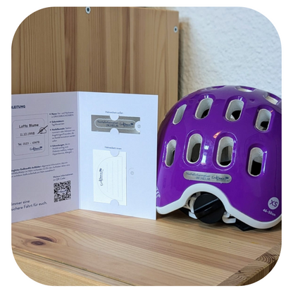 Helmaufkleber safeTASTIC