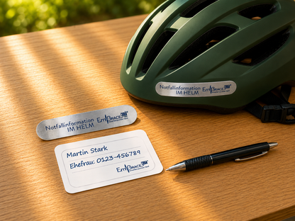 Helmaufkleber Klein Fahrradhelm