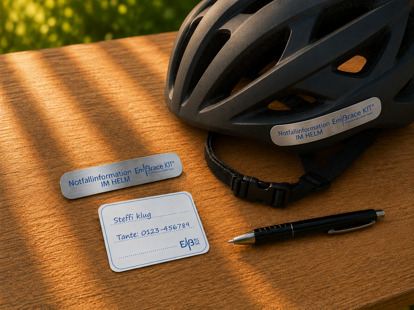 Helmaufkleber Groß Fahrradhelm