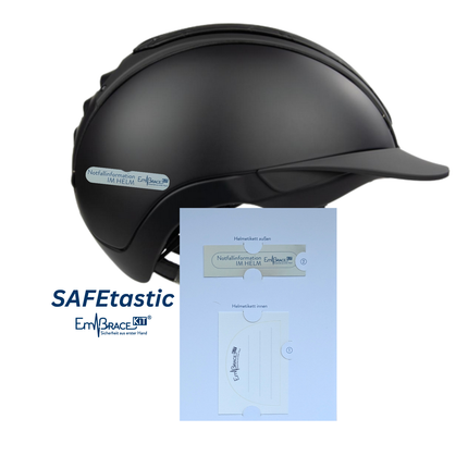 Helmaufkleber SAFEtastic Reiten