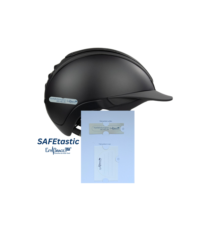Helmaufkleber SAFEtastic Reiten
