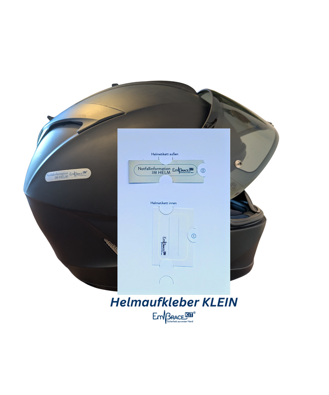 Helmaufkleber KLEIN Motorrad