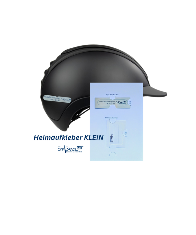 Helmaufkleber KLEIN Reiten