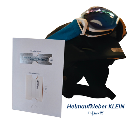 Helmaufkleber KLEIN Wintersport