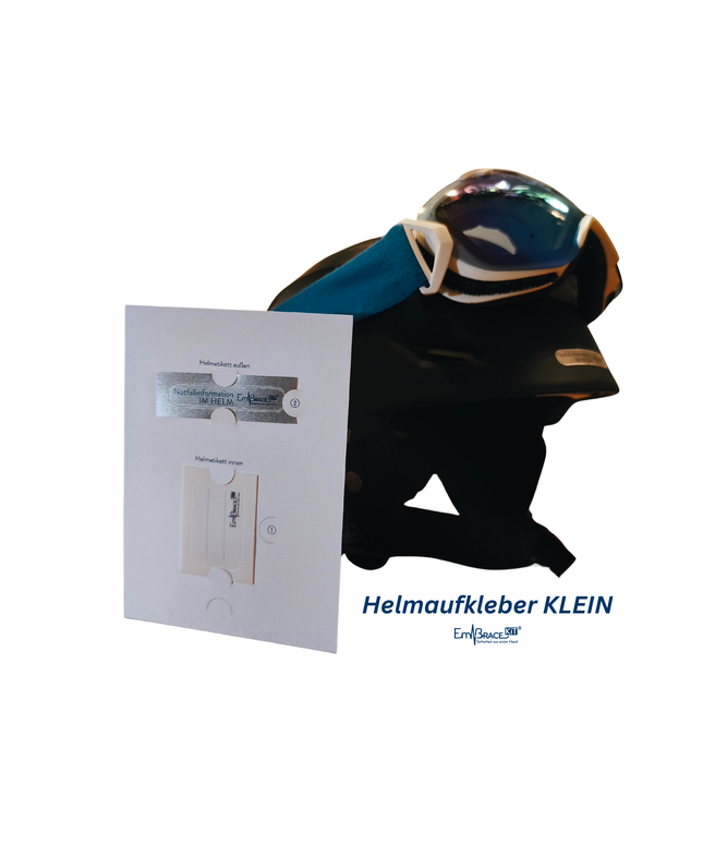 Helmaufkleber KLEIN Wintersport