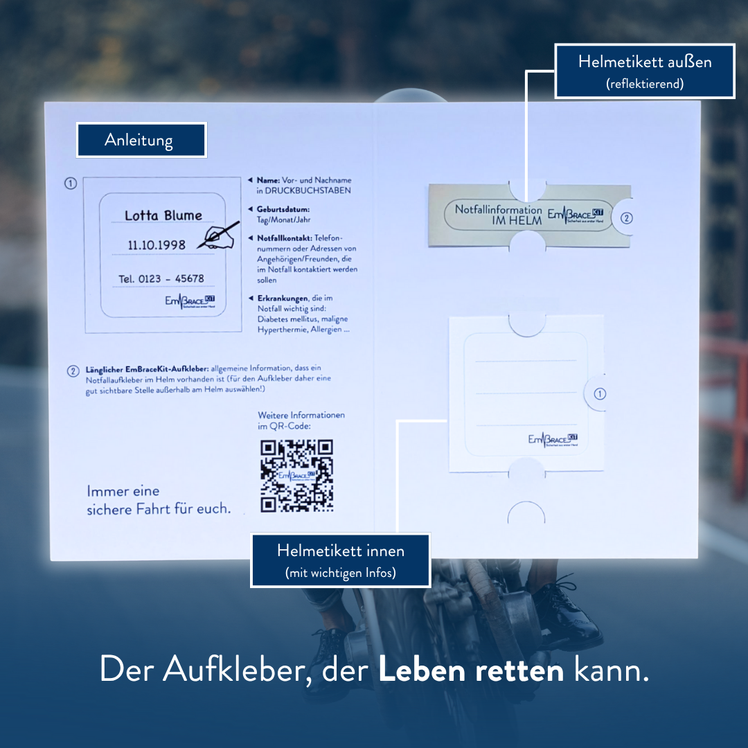 Helmaufkleber GROß