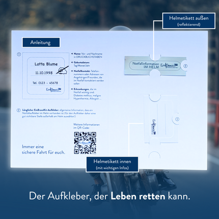 Helmaufkleber KLEIN Wintersport