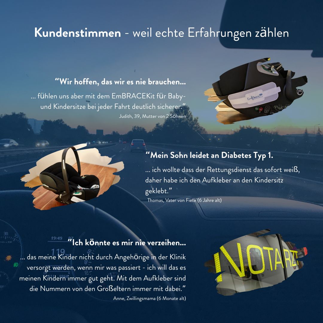 Notfallarmband für Babies und Kinder
