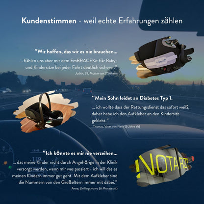 Notfallarmband für Babies und Kinder