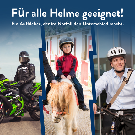 Helmaufkleber KLEIN Wintersport