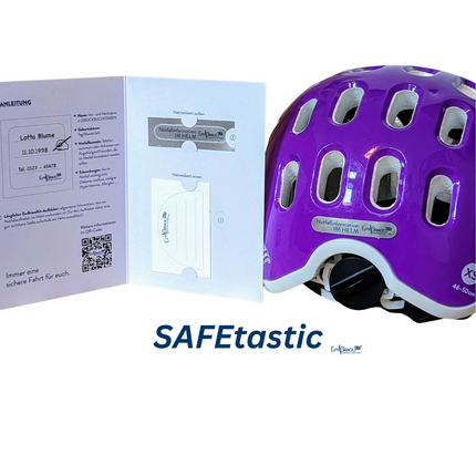 Helmaufkleber safeTASTIC
