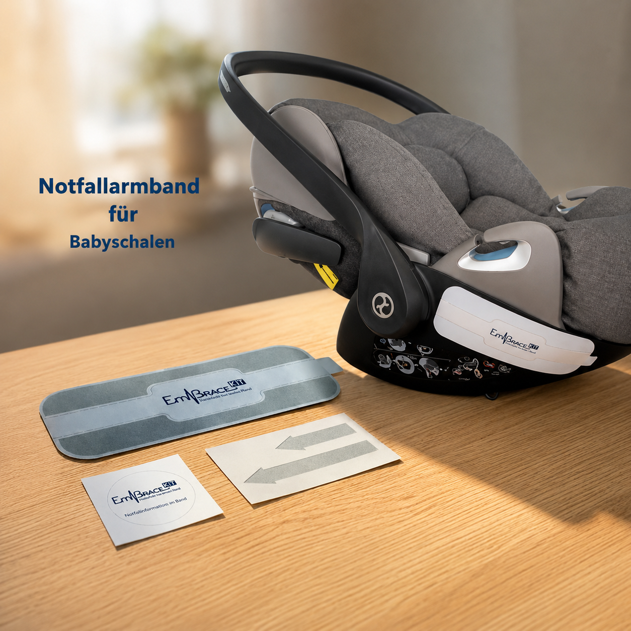 Notfallarmband für Babyschalen