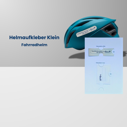 Helmaufkleber Klein Fahrradhelm