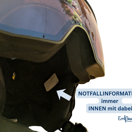 Helmaufkleber KLEIN Wintersport