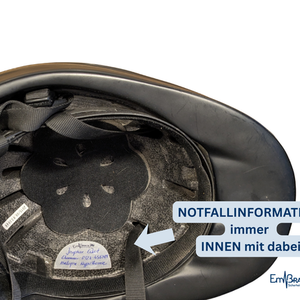 Helmaufkleber GROß Reiten