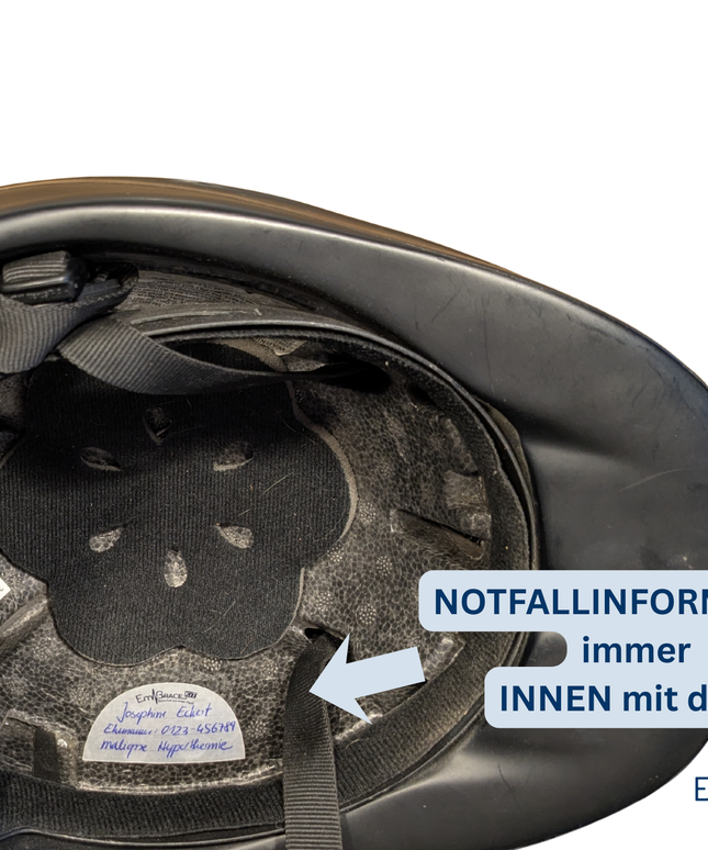 Helmaufkleber GROß Reiten